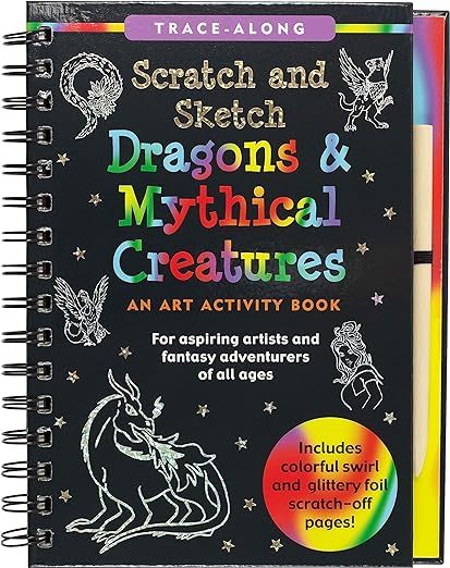 Scratch & Sketch Dragons & Mythical Creatures (Trace Along)     Spiral-bound – Illustrated, Jun... | Amazon (US)