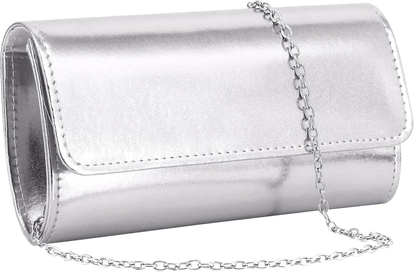 Naimo Flap Dazzling Small Clutch Bag Glitter Handbag Purse Evening Bag With Detachable Chain | Amazon (US)