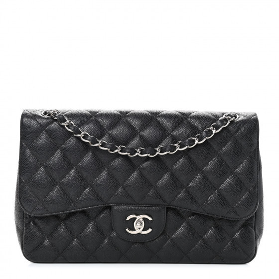 CHANEL

Caviar Quilted Jumbo Double Flap Black | Fashionphile