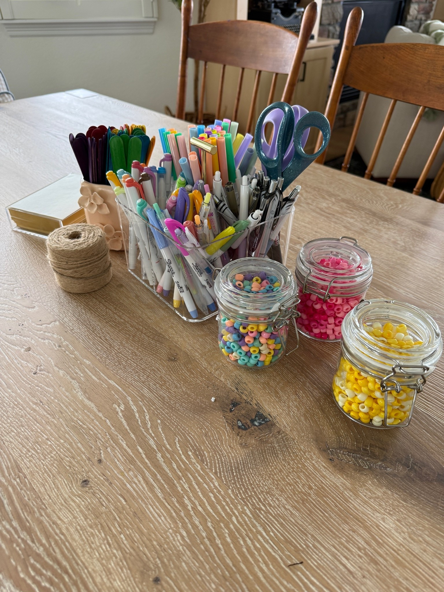 Little crafting corner in the works.

#LTKKids #LTKdayinmylife #LTKSaleAlert