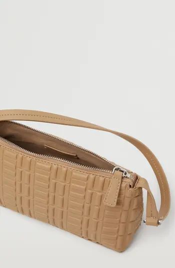 Textured Baguette Faux Leather Bag | Nordstrom