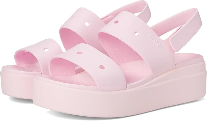 Crocs Women's Brooklyn 4u Low Wedges Sandal | Amazon (US)