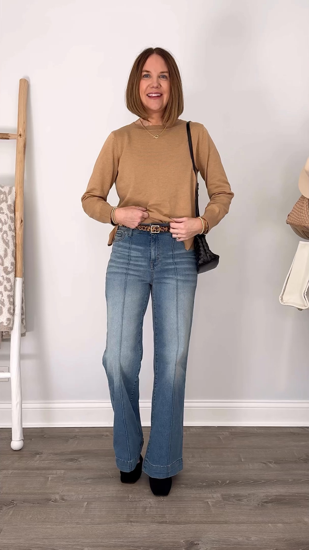 $15 Lightweight sweater medium 
$23 trouser jeans TTS

#LTKOver40 #LTKWorkwear #LTKStyleTip