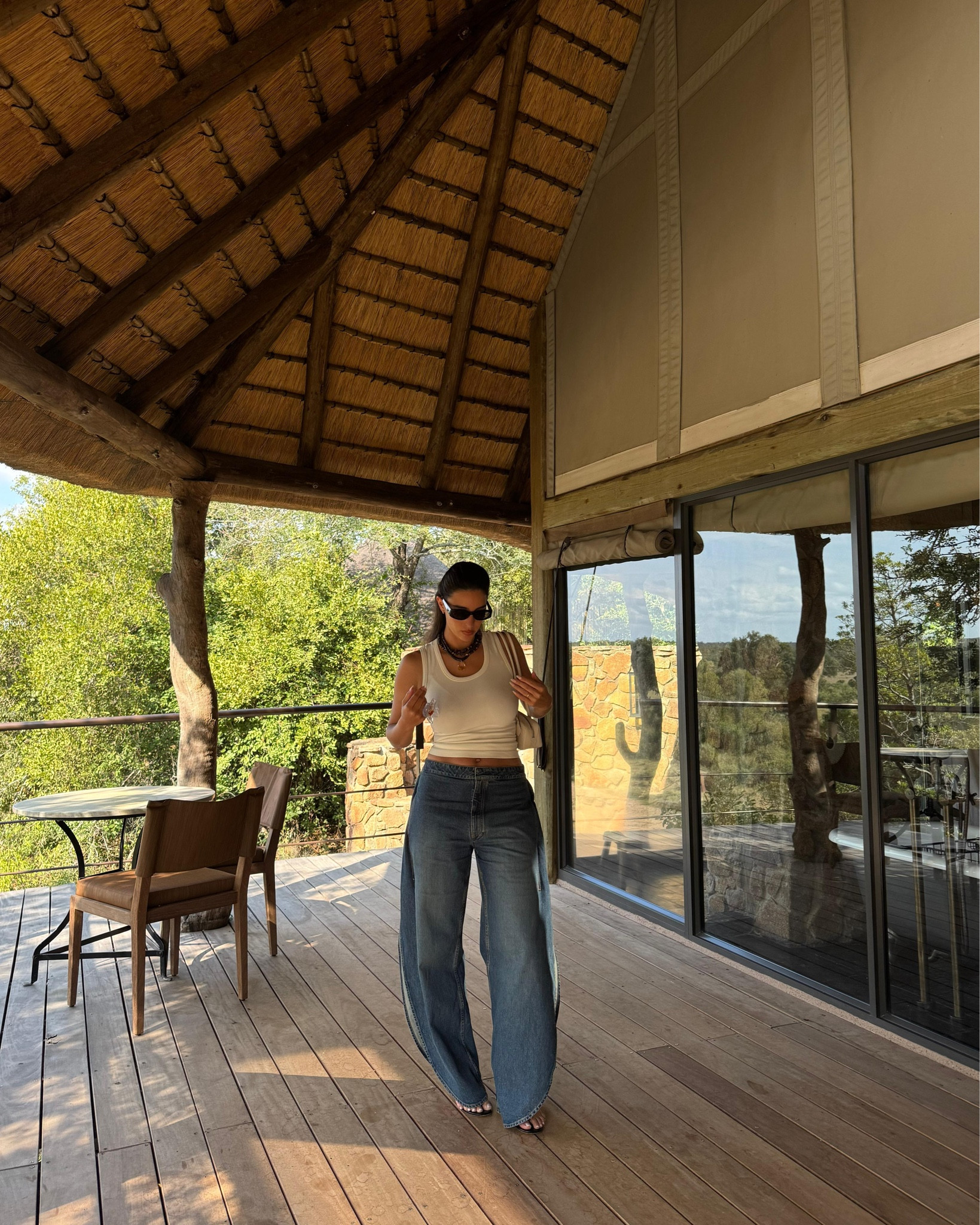 Alaia barrel leg jeans, Laoli necklaces, Malone Souliers heeled sandals, La Manso ring 🌺

#LTKtravel #LTKsummer #LTKuk