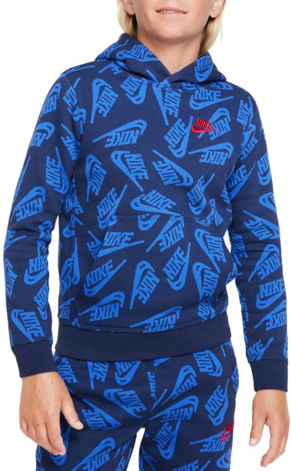 Nike Boys' Sportswear Pullover Fleece Hoodie | Dick's Sporting Goods | Dick's Sporting Goods