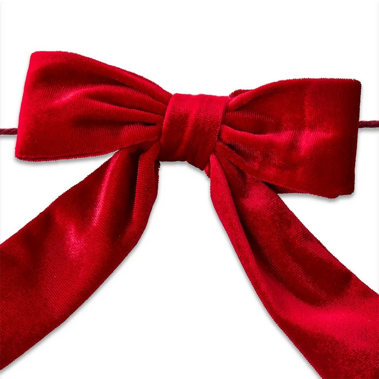 Velvet Bow Christmas Garland, Red, 6', by Holiday Time - Walmart.com | Walmart (US)