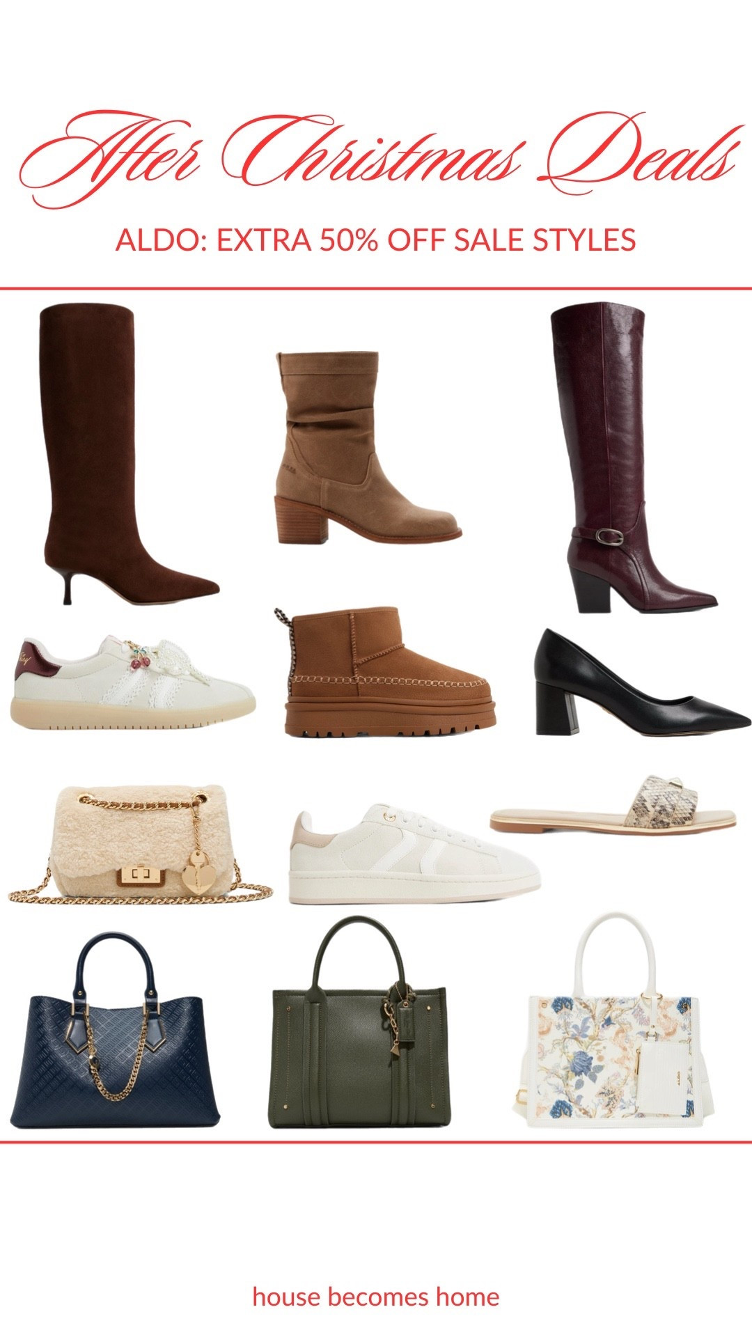 After Christmas Deals! ALDO: extra 50% off sale styles! 🛍️ 




#LTKFindsUnder50 #LTKSaleAlert #LTKHoliday