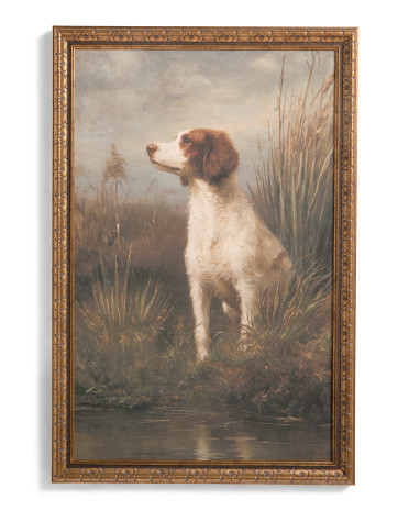 16x24 Hunting Dog In Landscape Vertical Wall Art | TJ Maxx
