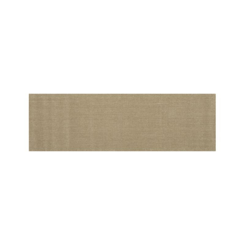 Sisal Almond 2.5'x8' Rug Runner + Reviews | Crate & Barrel | Crate & Barrel