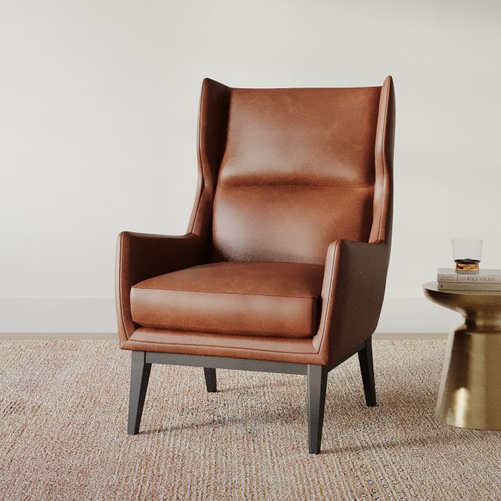 Ryder Leather Chair | West Elm (US)