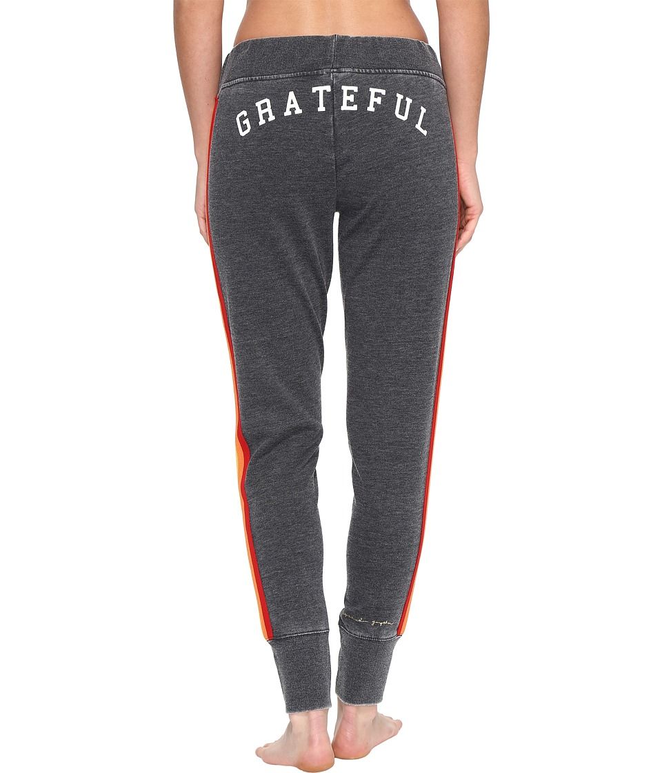Spiritual Gangster - Grateful Rainbow Sweatpants (Black) Women's Workout | Zappos
