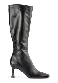 Fantasy Black Venice 8cm Calf Boots | Tony Bianco (Global)