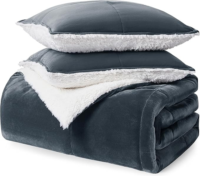 UGG 00519 Blissful Full-Queen Comforter Set Ultra Soft Velvety Flannel Oversized Comforter and Pi... | Amazon (US)