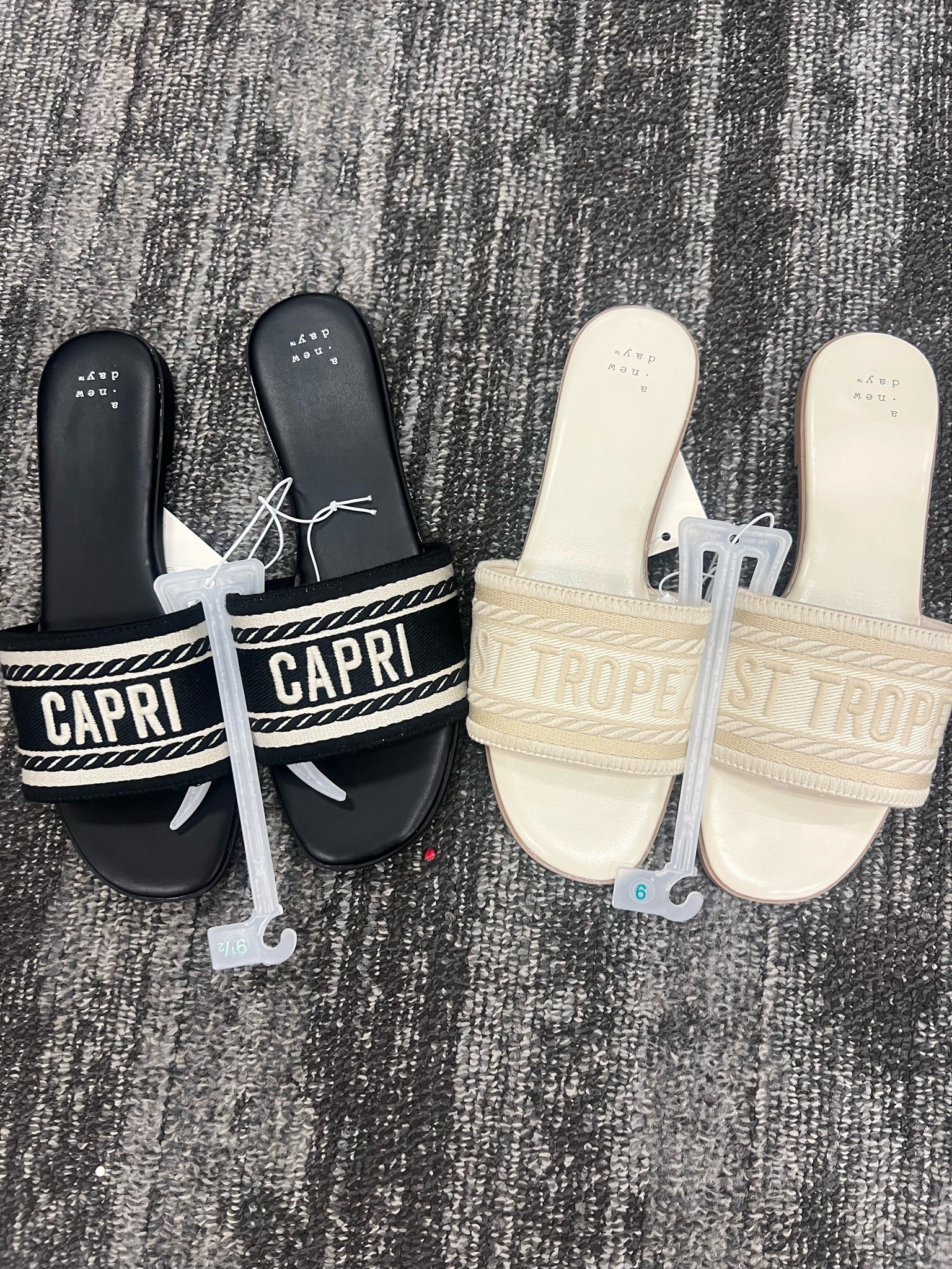 Target for the win! 🎯 Summer slides, Spring sandals, Capri slide sandals, St. Tropez slide sandals, designer inspired sandals, run true to size, neutral sandals, comes in multiple colors, perfect for travel and vacation, #LaidbackLuxeLife  

Sandals: Run true to size 

Follow me for more fashion finds, beauty faves, lifestyle, home decor, sales and more! So glad you’re here!! XO, Karma

#LTKfindsunder50 #LTKstyletip #LTKshoecrush