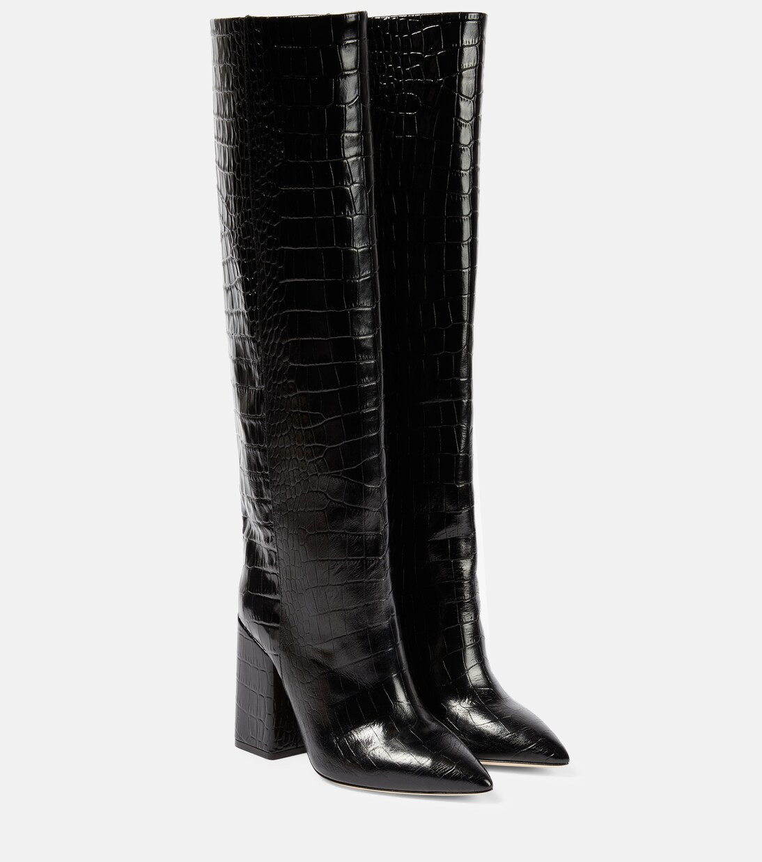 Anja leather knee-high boots | Mytheresa (UK)