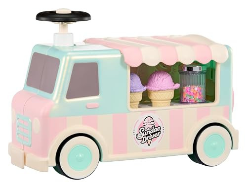 Little Tikes Sweet Spaces Ice Cream Scoot ‘n Serve, Ride-On, Indoor and Outdoor Play, Boys and Girls Ages 1-3 Years | Amazon (US)