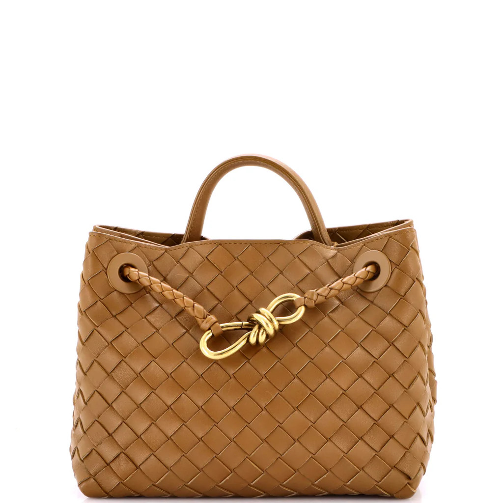 Andiamo Top Handle Bag Intrecciato Nappa Small | Rebag