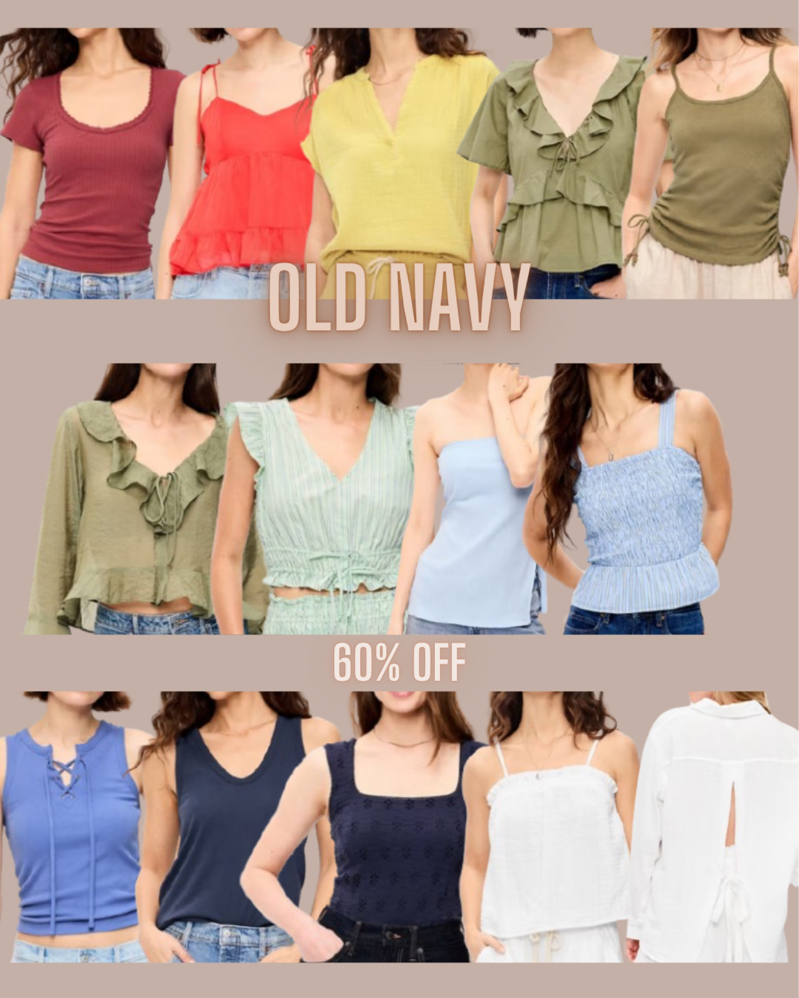 Sale ends today

Old navy
Summer tops
Tank top
Cotton tops


#LTKSaleAlert