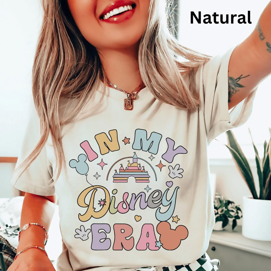 In My Disney Era Shirt, Disney Castle Shirt, Retro Walt Disney Shirt, Disney Family Shirt, Disney... | Etsy (US)