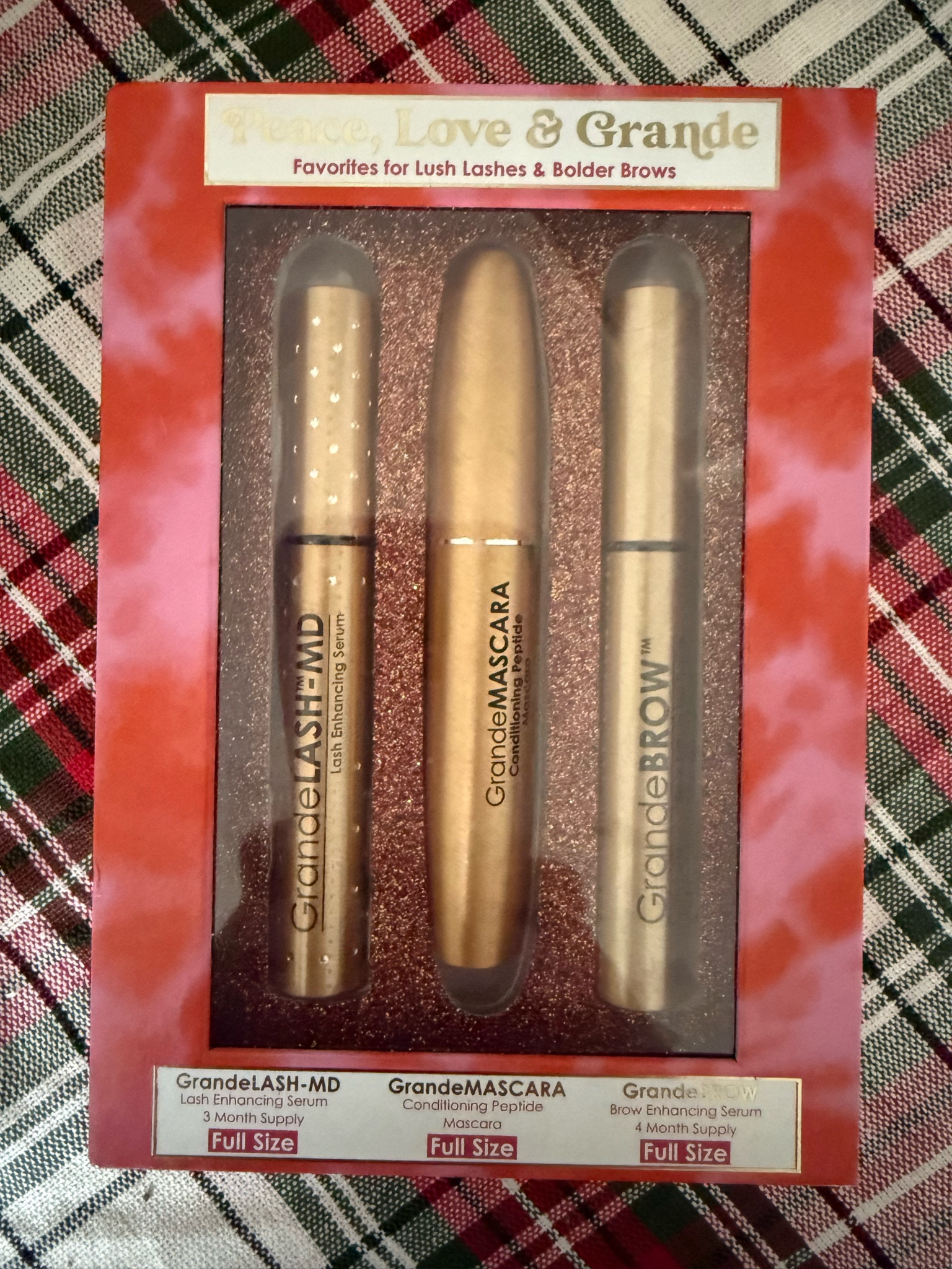 This Grande Cosmetics peace, love & grande set will make a great gift for her! It retails for $98 and is on sale for $57! It has a full size lash serum GrandeLash MD, a full size GrandeMascara (conditioning peptide mascara), and a full size GrandeBrow (brow enhancing serum)! It’ll also make a great white elephant gift or a stocking stuffer for the beauty lover in your life! ❤️🎄🎅🏻 

#LTKSaleAlert #LTKGiftGuide #LTKBeauty