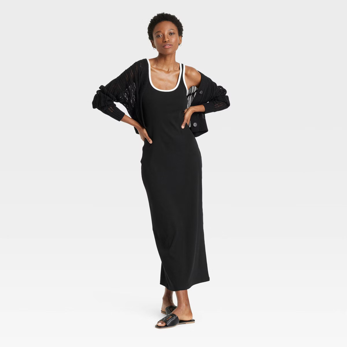 Women's Knit Midi Tank Dress - A New Day™ | Target