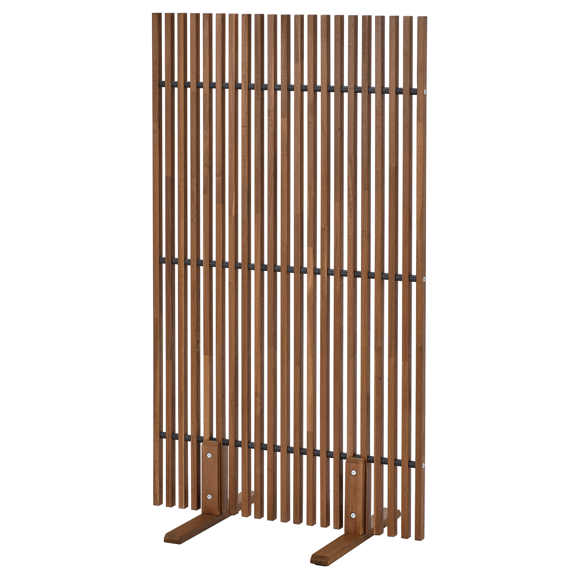 NÄMMARÖ Privacy screen, light brown stained indoor/outdoor, 55 1/8x31 1/2x19 5/8 " | IKEA US