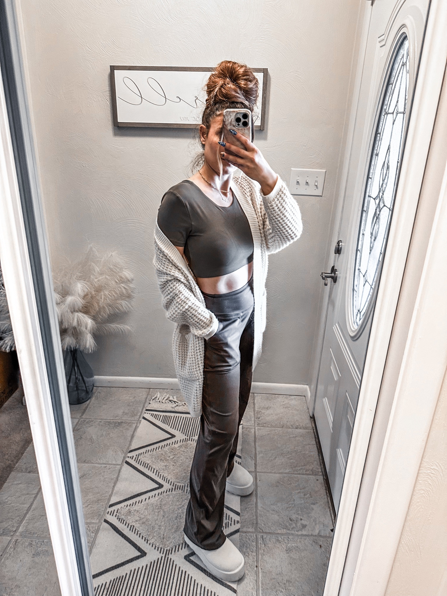 Wide leg leggings is where it’s at 🤍 #amazonfashion #gymfit #casualfit #trendy 

#LTKfindsunder50 #LTKstyletip #LTKfitness
