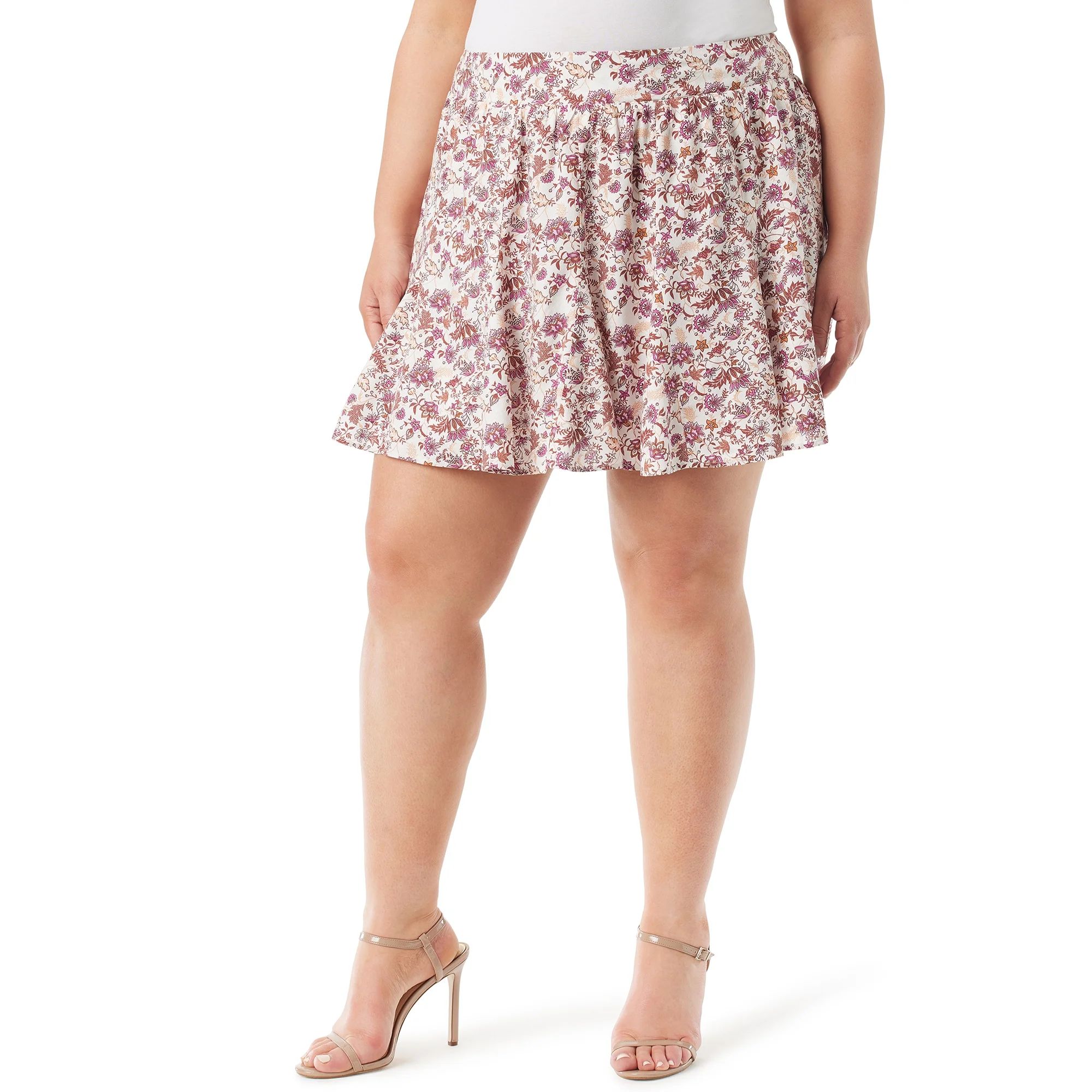 Jessica Simpson Women's and Women's Plus Pleated Skort | Walmart (US)