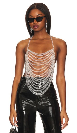 Pearl Top in Clear | Revolve Clothing (Global)