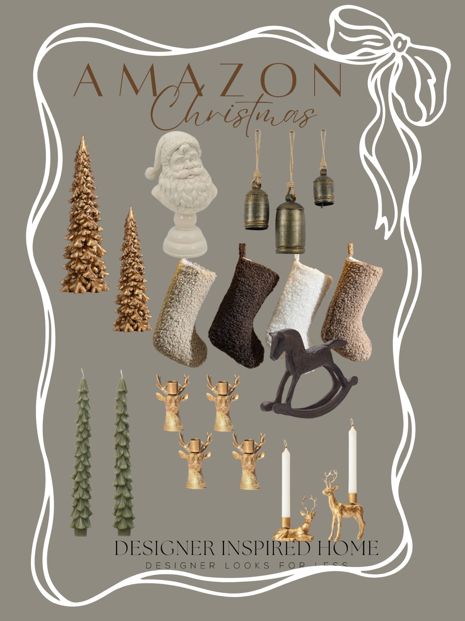 Amazon neutral Christmas finds! 

#LTKHoliday #LTKHome #LTKSeasonal