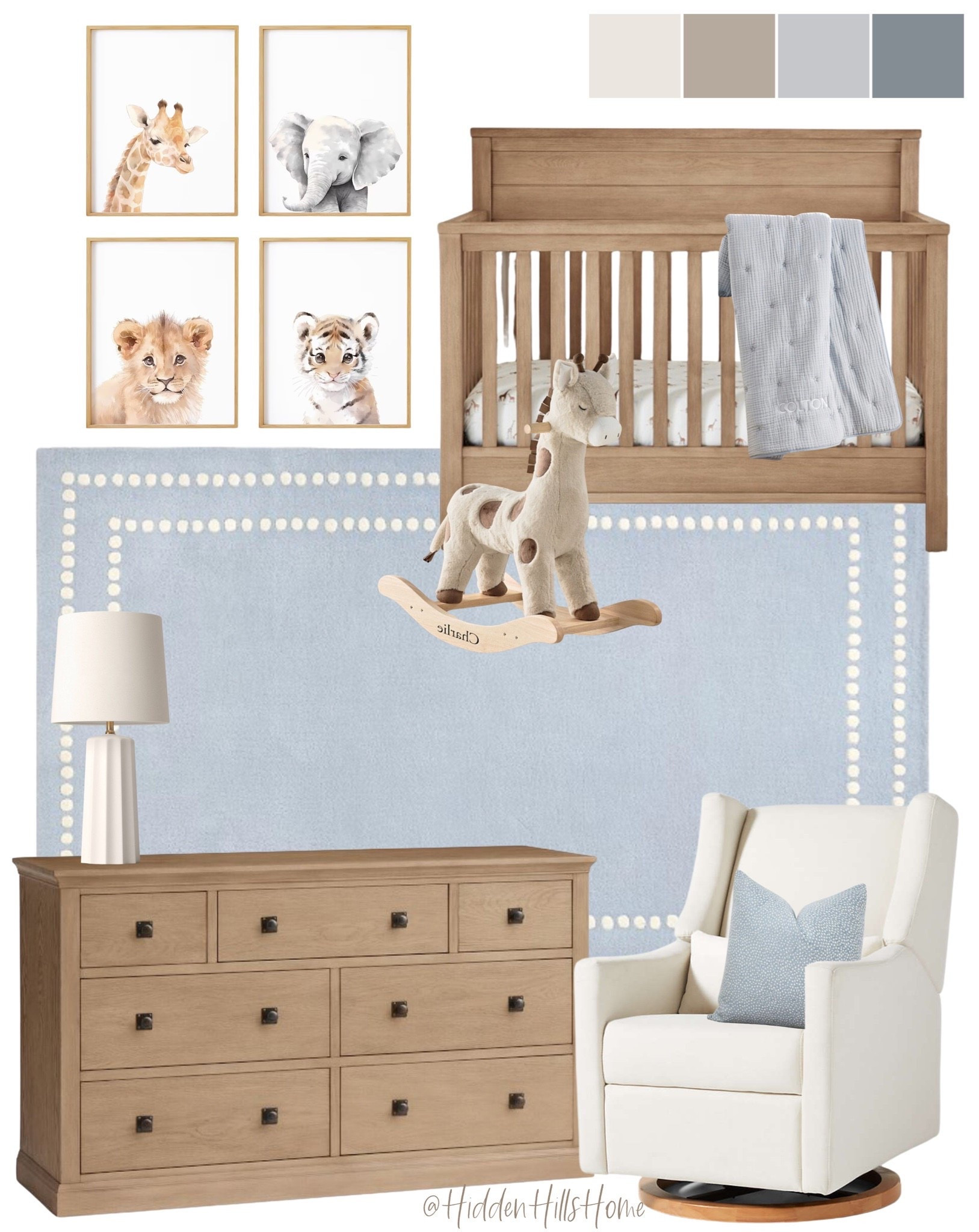 Cute nursery decor ideas for baby boy! Nursery design Inspo, nursery mood board, crib, glider #nursery

#LTKHome #LTKSaleAlert #LTKBaby