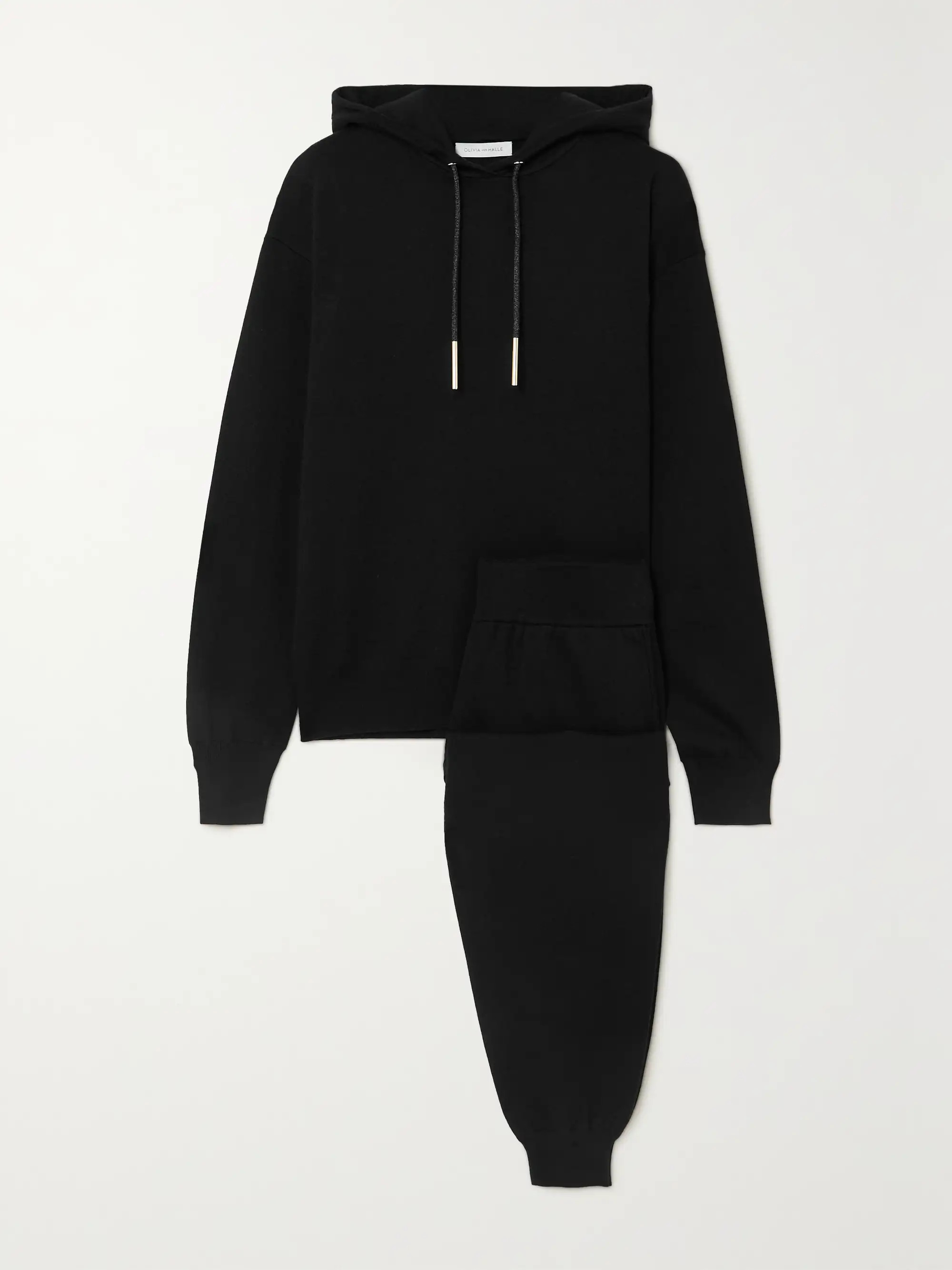 Gia Berlin silk and cashmere-blend hoodie and track pants set | NET-A-PORTER (UK & EU)
