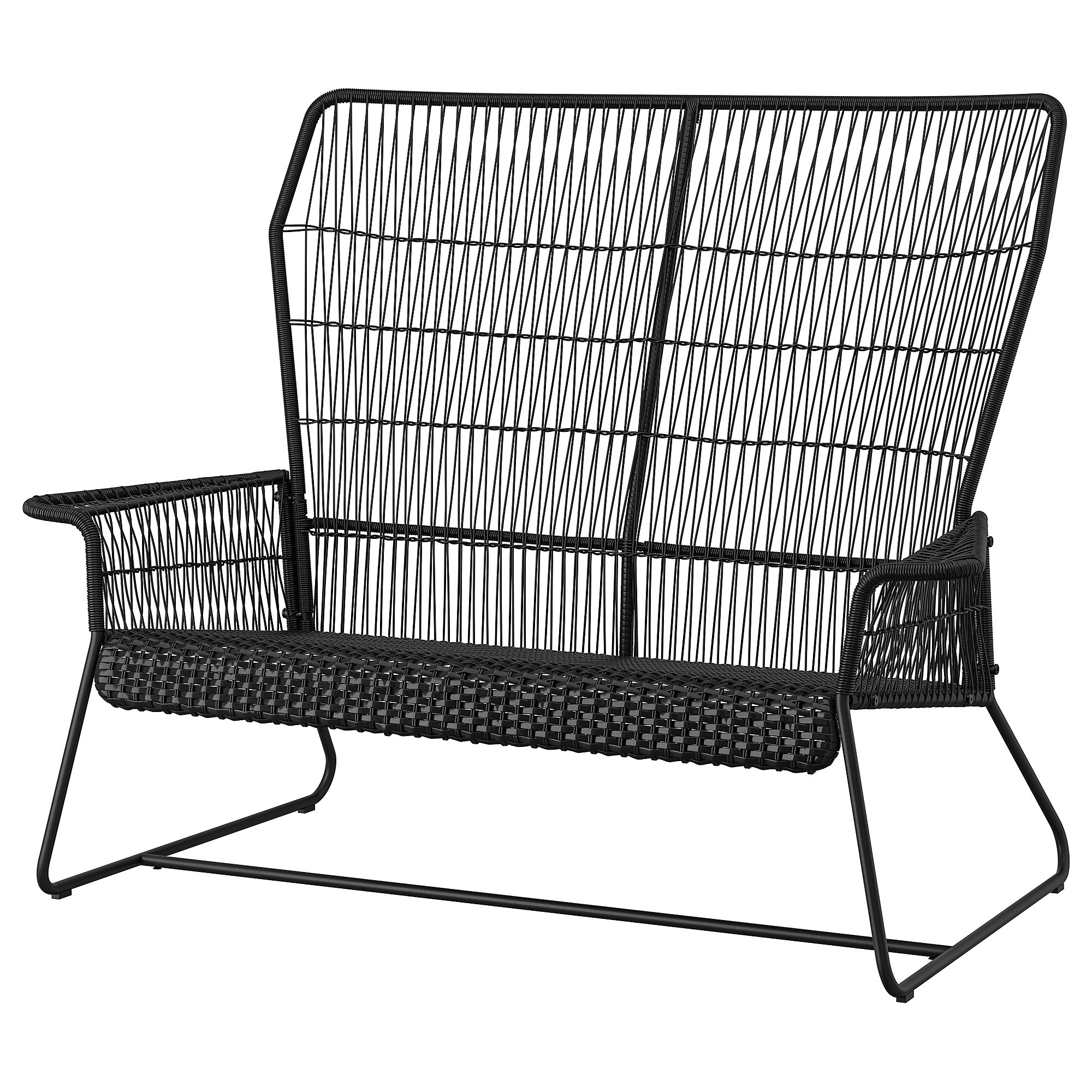 TALLSKÄR Loveseat, outdoor, anthracite | IKEA US