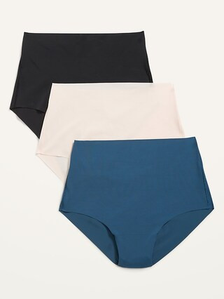 Soft-Knit No-Show Underwear Briefs 3-Pack for Women | Old Navy (US)