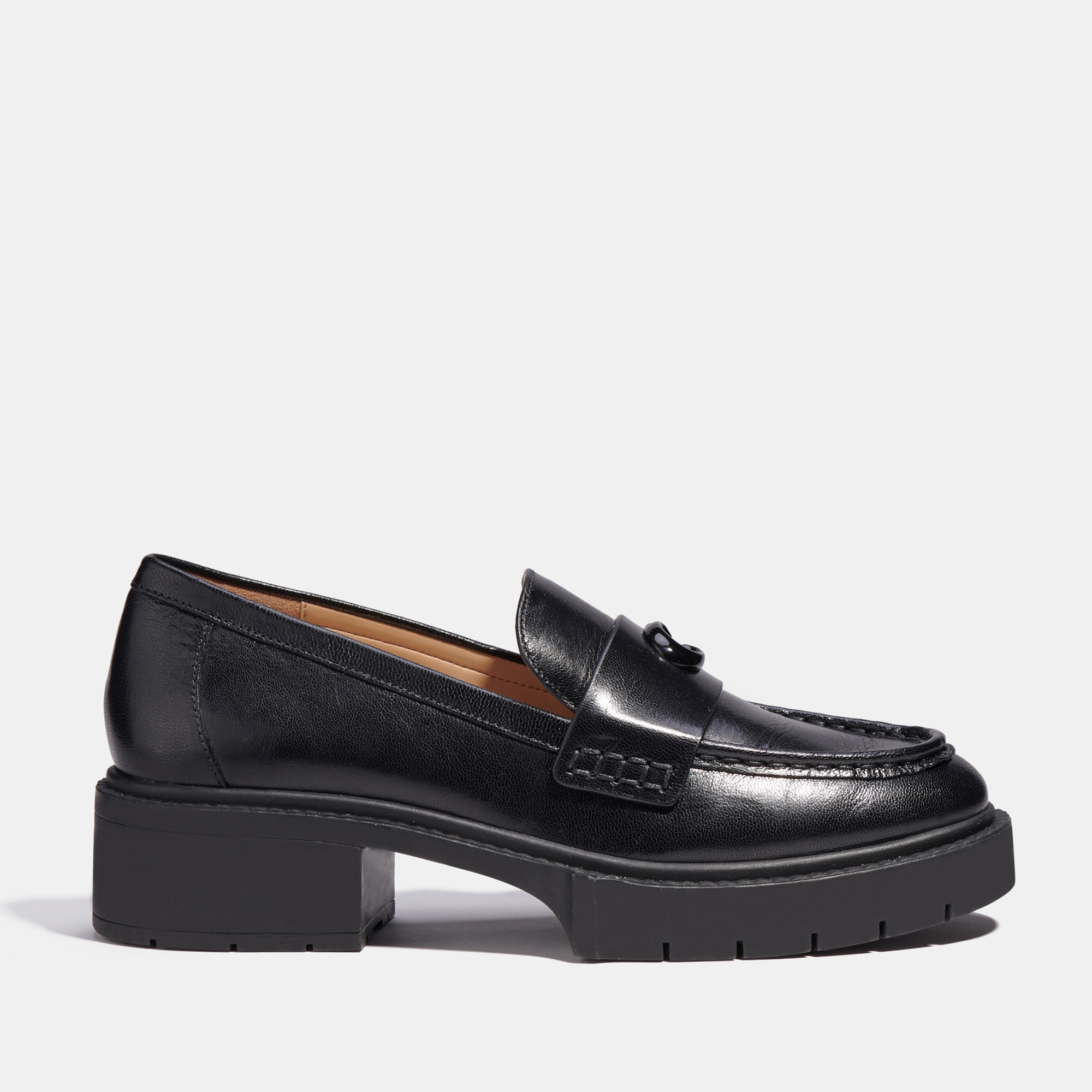 Coach Leah Leather Loafers - UK 5 | Coggles | Coggles (Global)