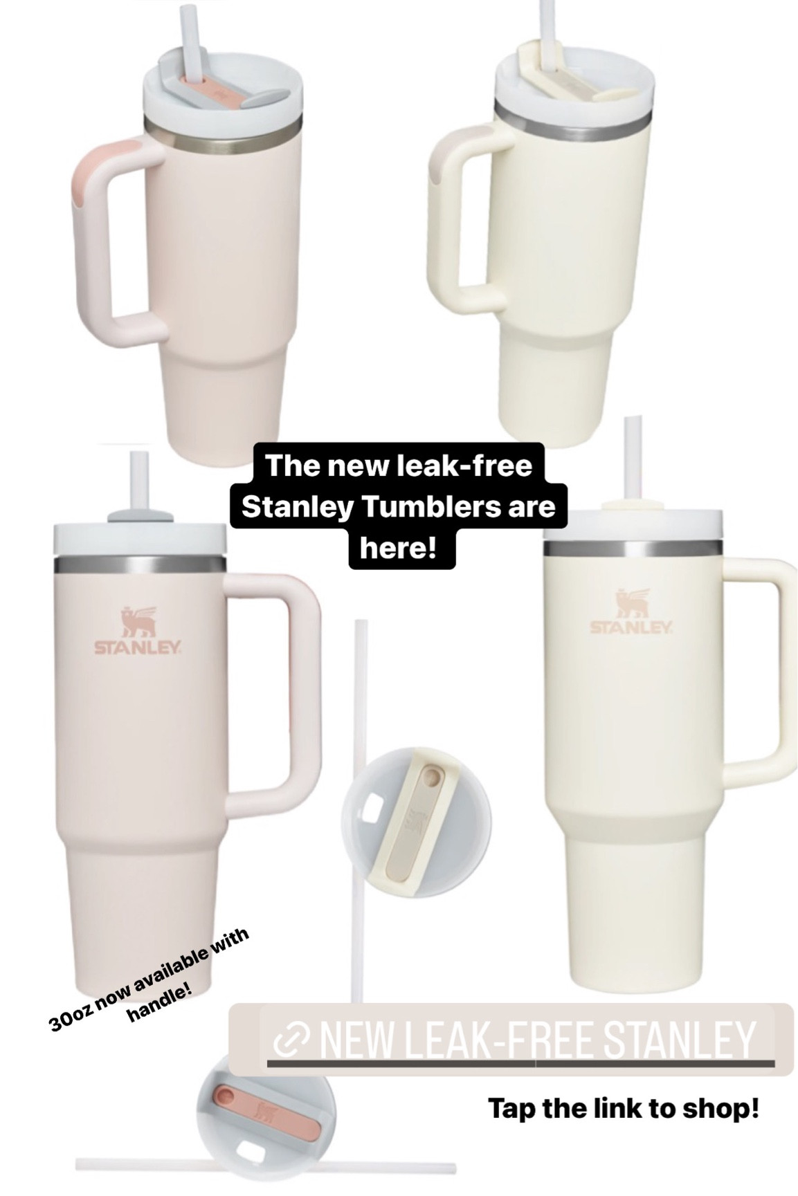 NEW LEAK-FREE STANLEY TUMBLERS! 30oz with handle! In stock! 

#LTKtravel #LTKhome #LTKunder50