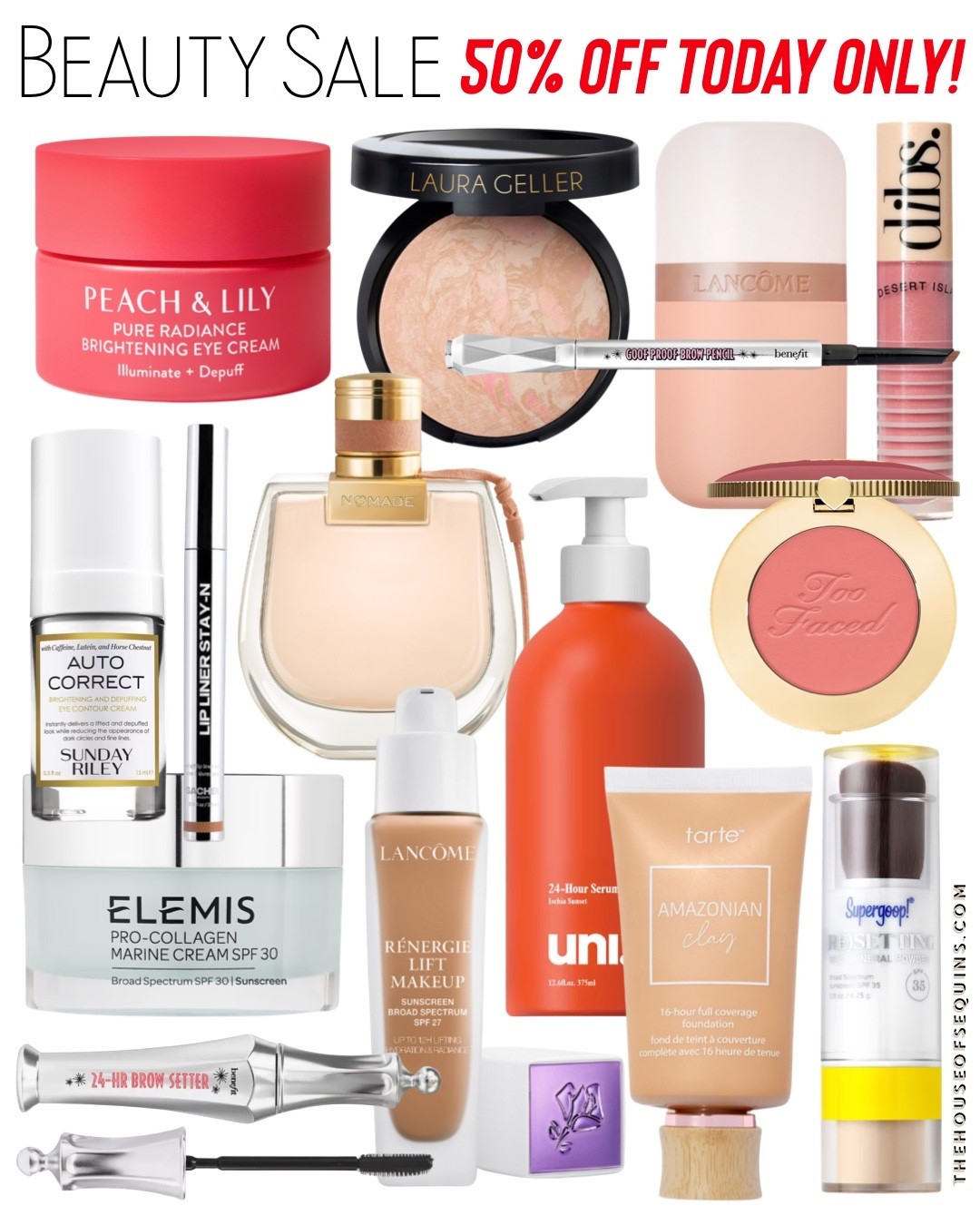 Shop Ulta’s 21 Days of Beauty Event! 50% OFF select items TODAY ONLY! 

