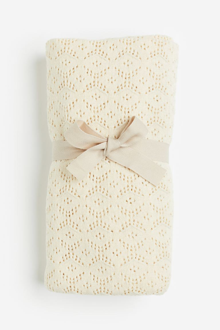 Pointelle-knit Blanket | H&M (US + CA)