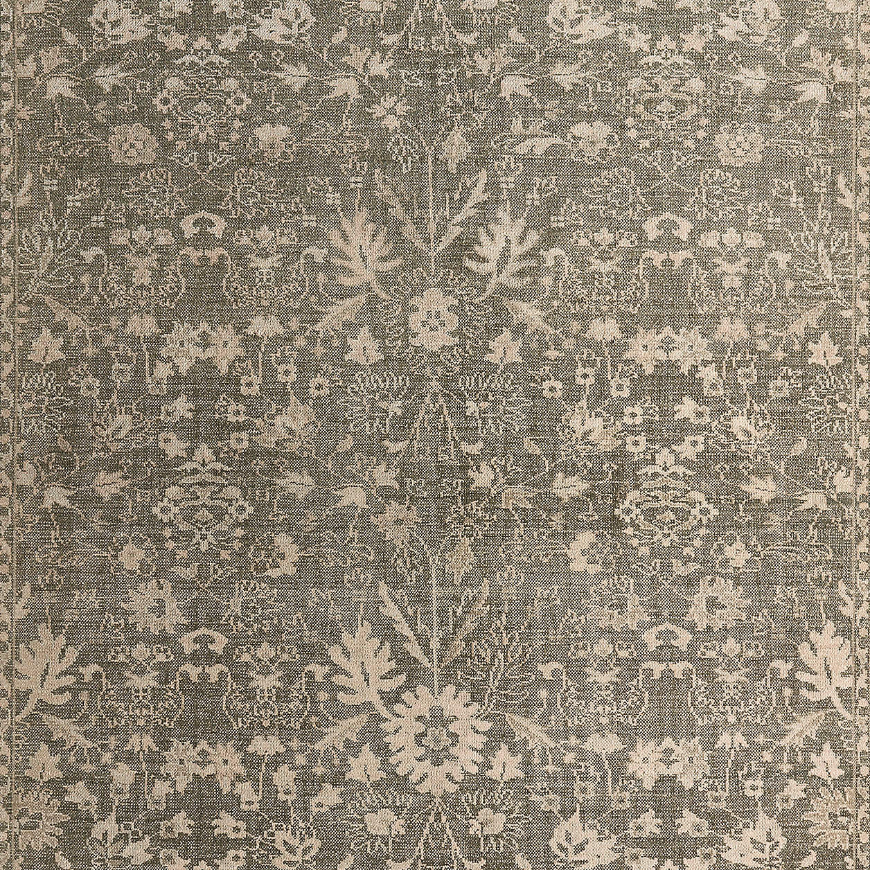 Tavira Performance Traditional Green Handknotted Area Rug 8'x10' + Reviews | Crate & Barrel | Crate & Barrel