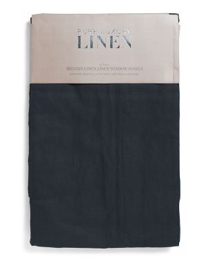 42x96 Set Of 2 Linen Lined Curtains | TJ Maxx