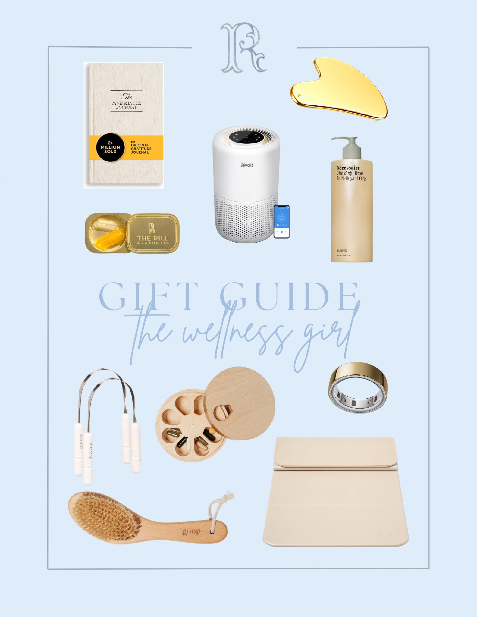 Gift guide for the wellness girly 

Wellness gifts | Gift for the wellness lover | homebody | gifts for her | gift ideas | gifts for mom | gift for mother in law | 

#LTKHoliday #LTKGiftGuide #LTKU