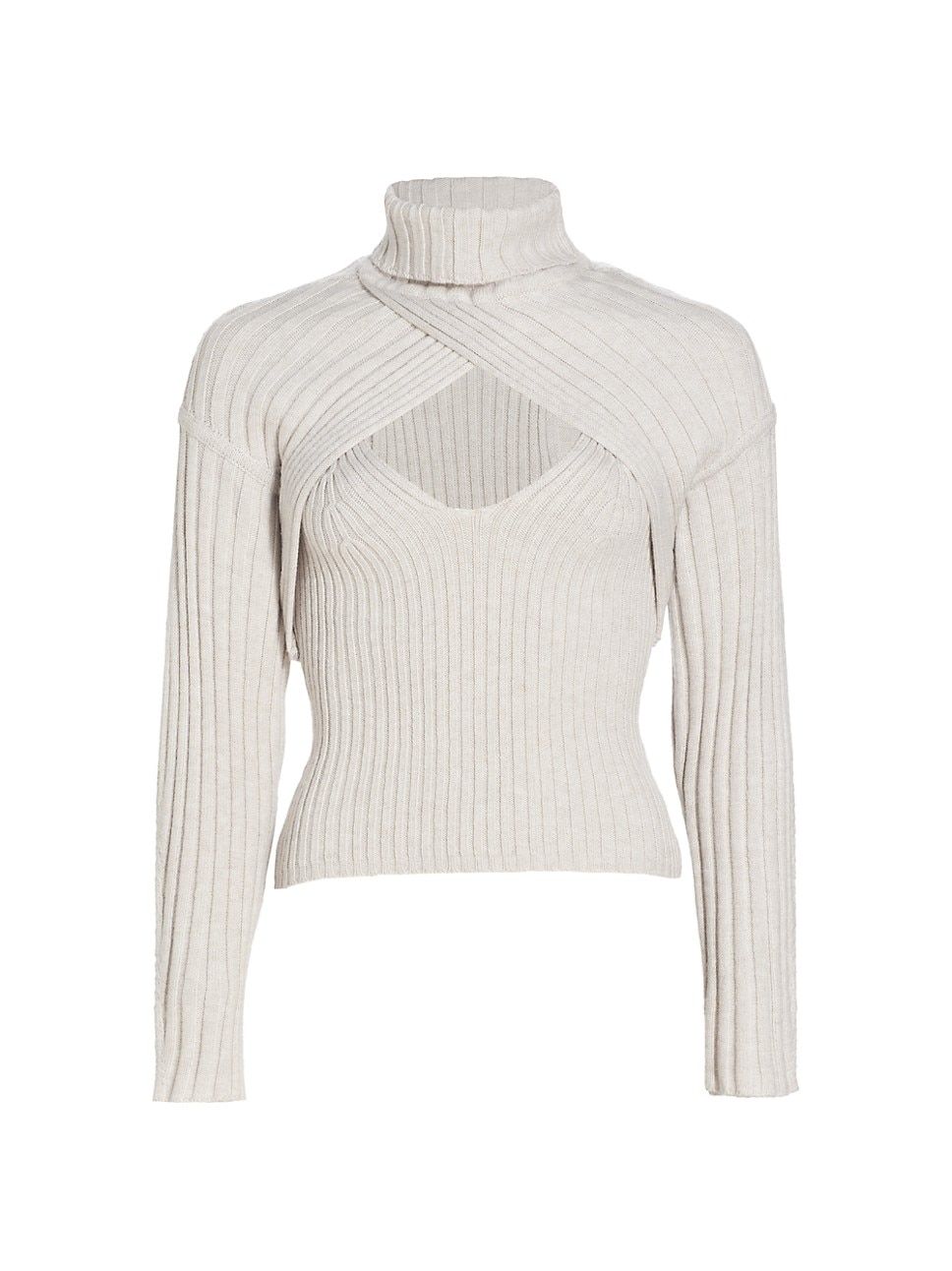 Soraya Ribbed Turtleneck Sweater | Saks Fifth Avenue