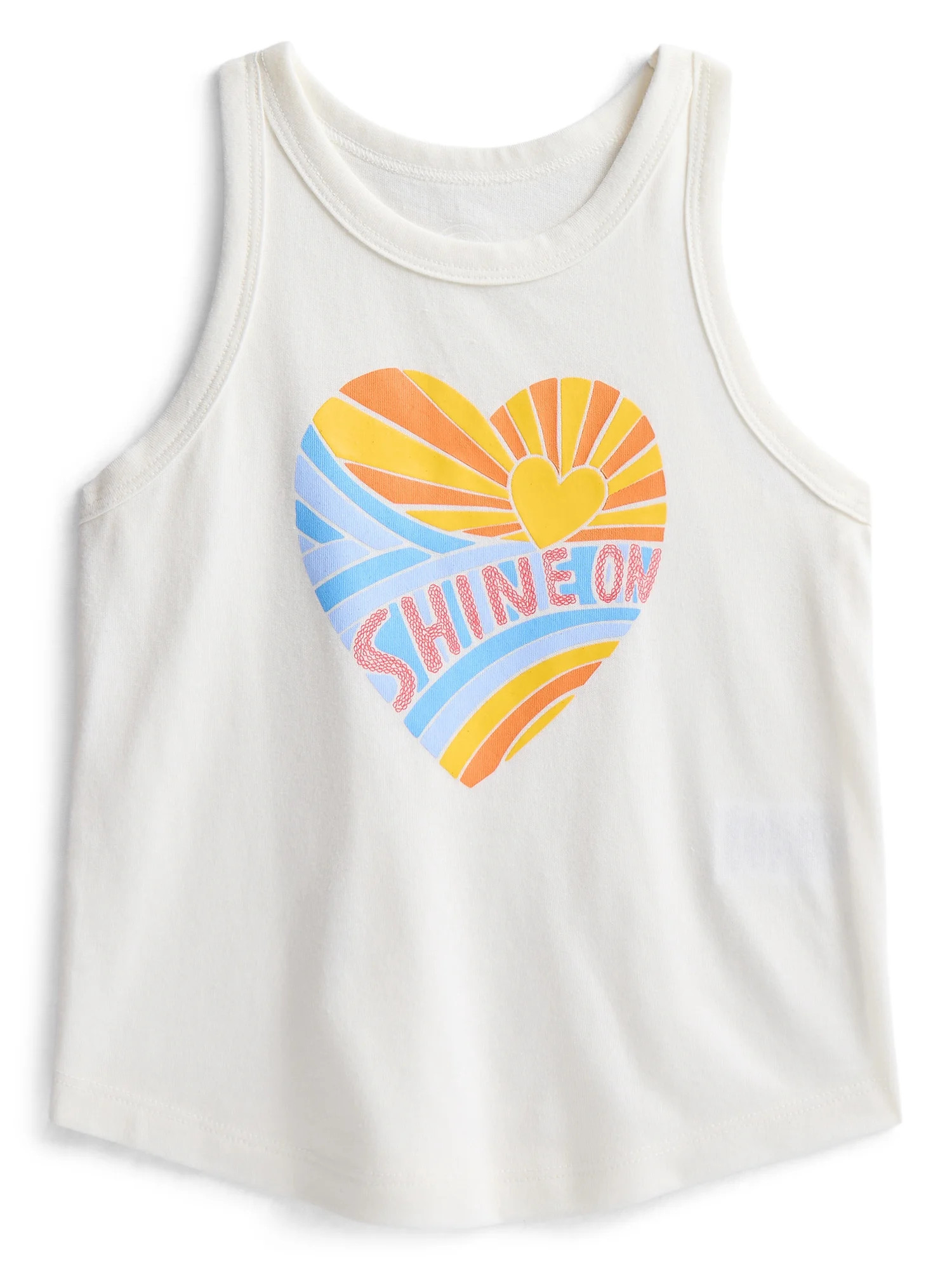 Wonder Nation Girls Graphic Tank Top, Sizes 4-18 & Plus | Walmart (US)