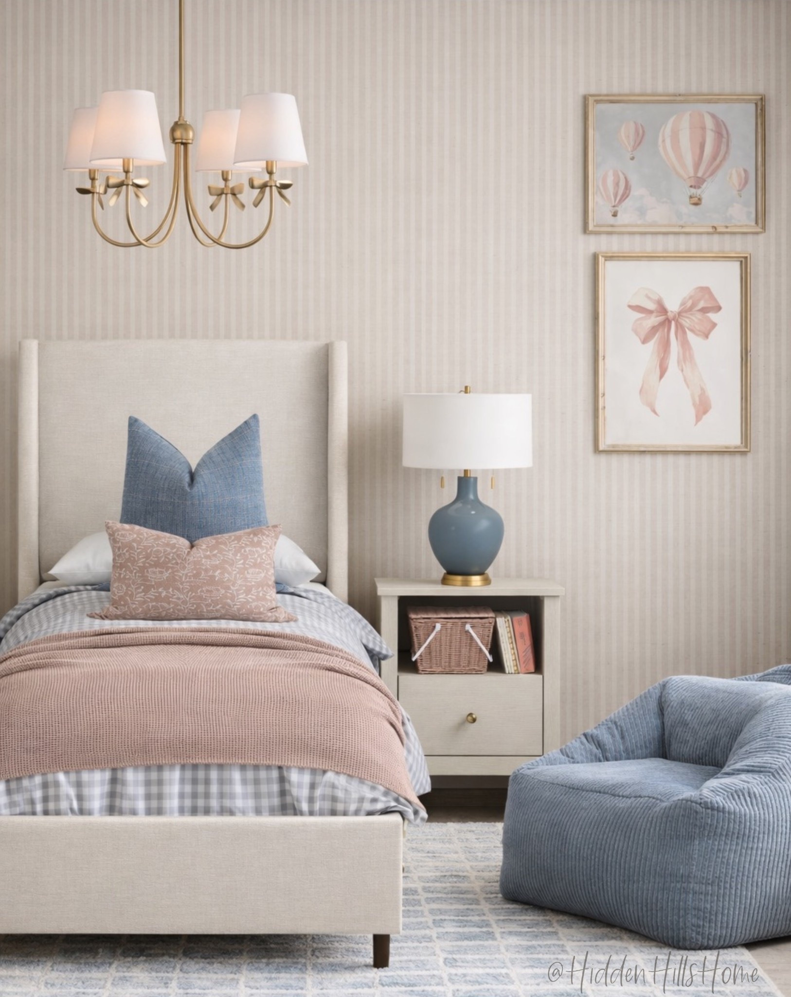 Girls bedroom decor mood board, kids room design, pink and blue girls bedroom, twin bed, cute girls room inspiration, home decor ideas #girlsroom

#LTKSaleAlert #LTKKids #LTKHome