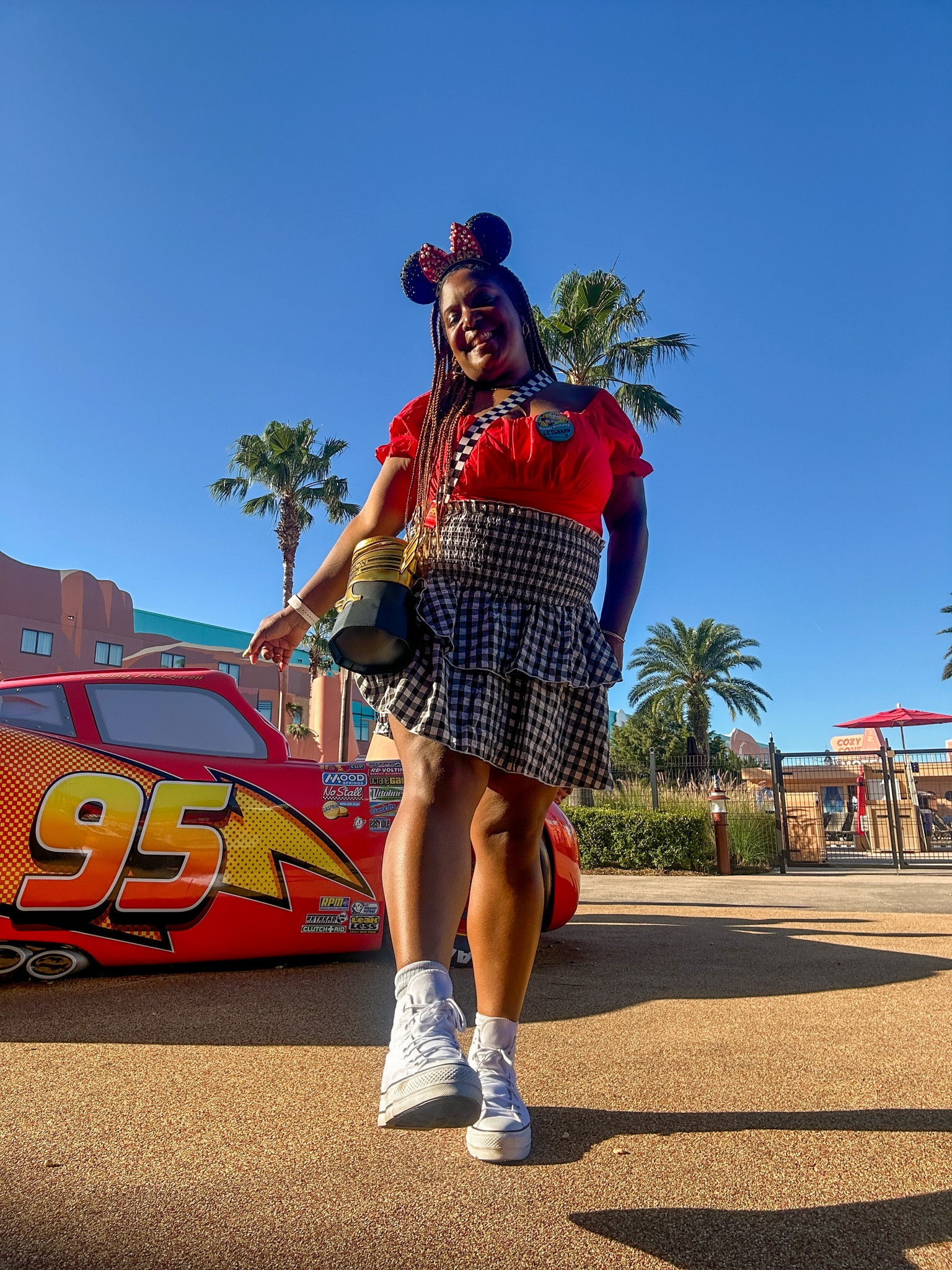 Life is a highway 🏎️💨🏁 check out my Cars Disneybound from my latest visit to WDW 

#LTKStyleTip #LTKPlusSize #LTKMidsize