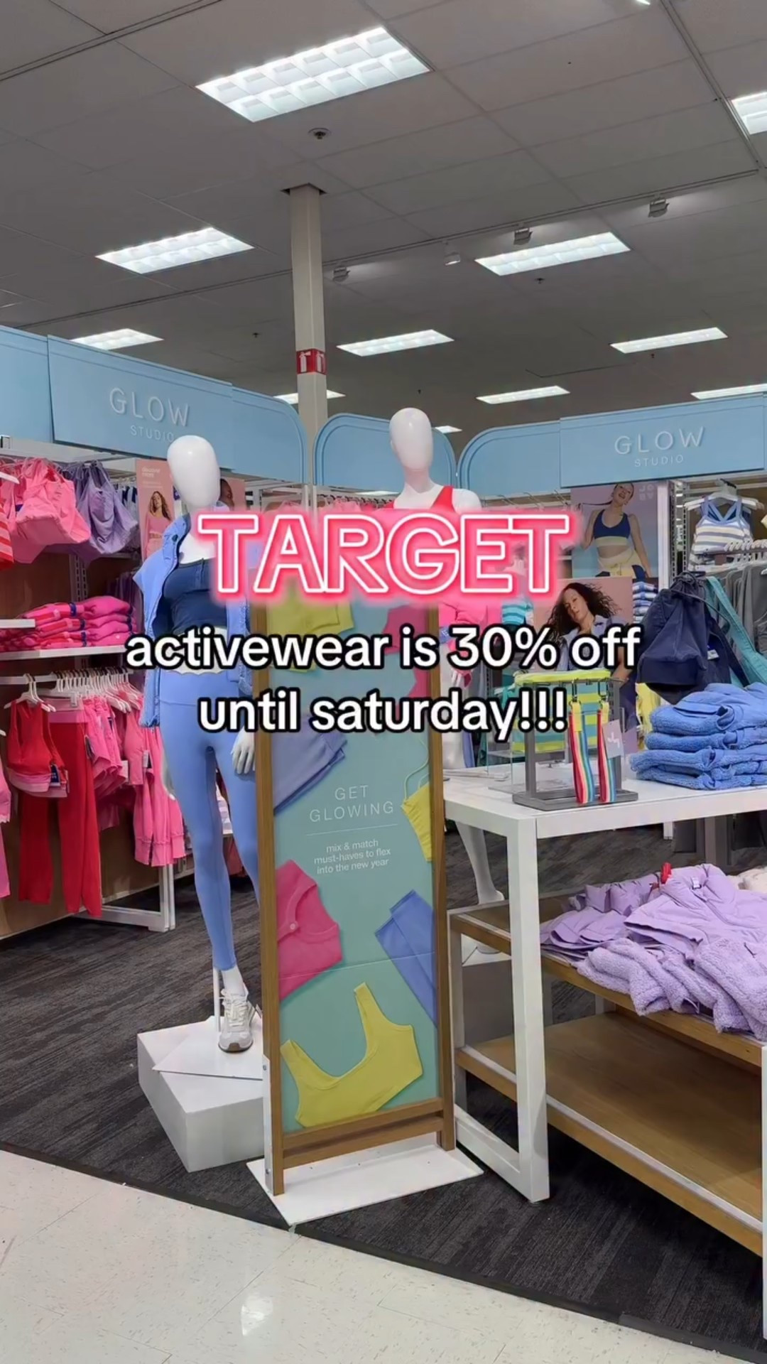 A lot of Target’s activewear is 30% off until Saturday, January 10th! Everything is so cute 😍

🔗Linked on my LTK

#target #targetfinds #targetstyle #activewear #salealert