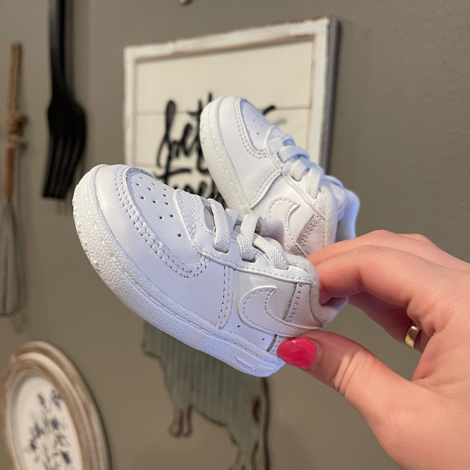 Nike airforce 1 crib shoes 