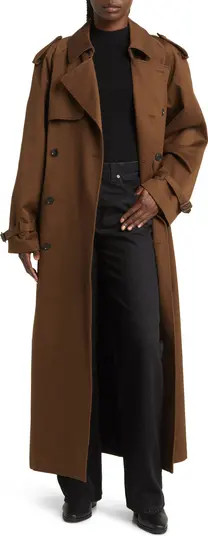 FRAME Wool Trench Coat | Nordstrom | Nordstrom