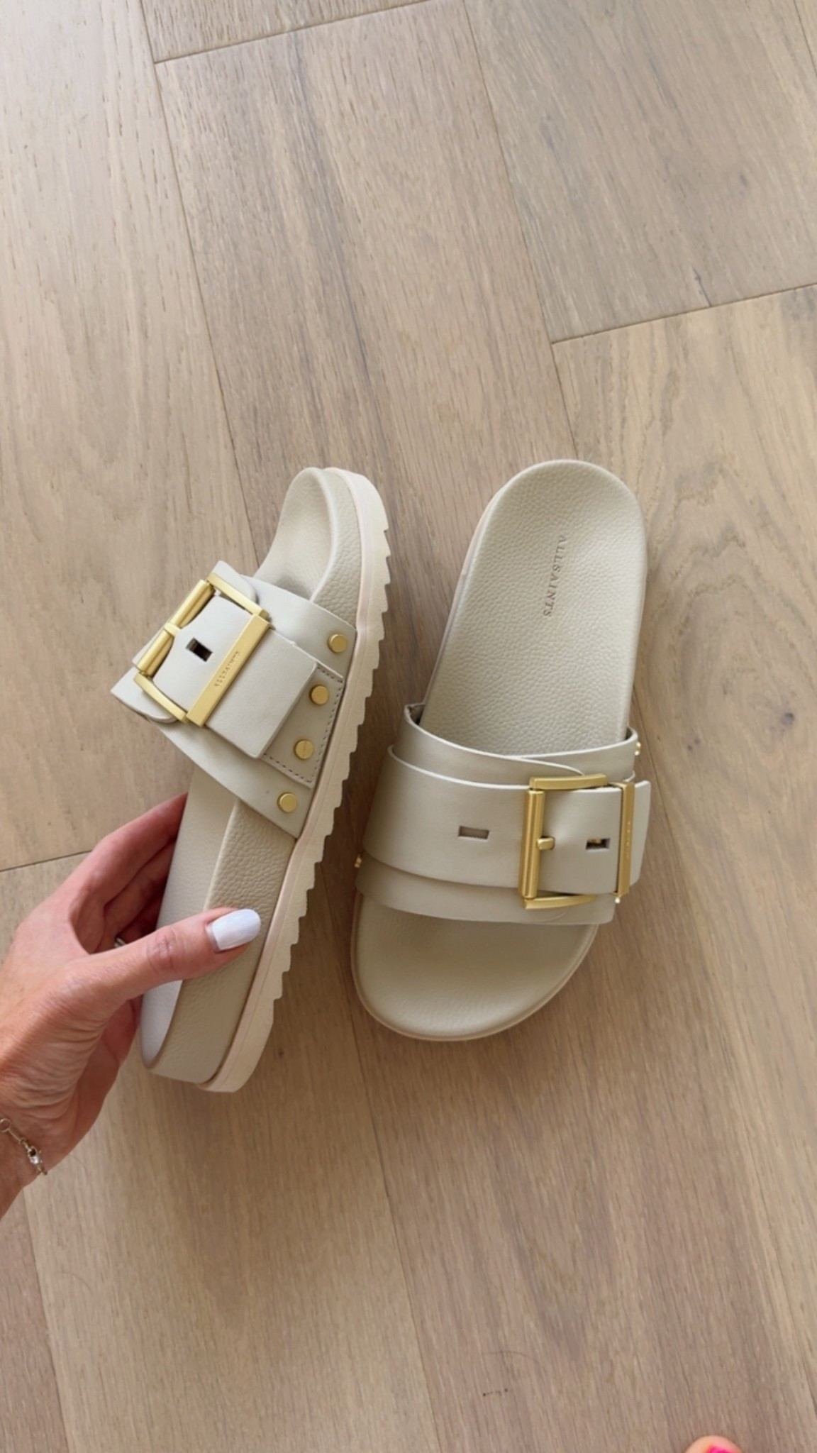 Cute slides for summer 
50% off 
Size up 
Nordstrom sale 

#LTKSaleAlert #LTKTravel #LTKootd