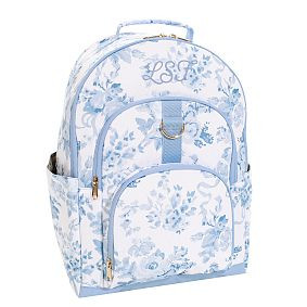 Gear-Up LoveShackFancy Blue Damask Backpack | Pottery Barn Teen